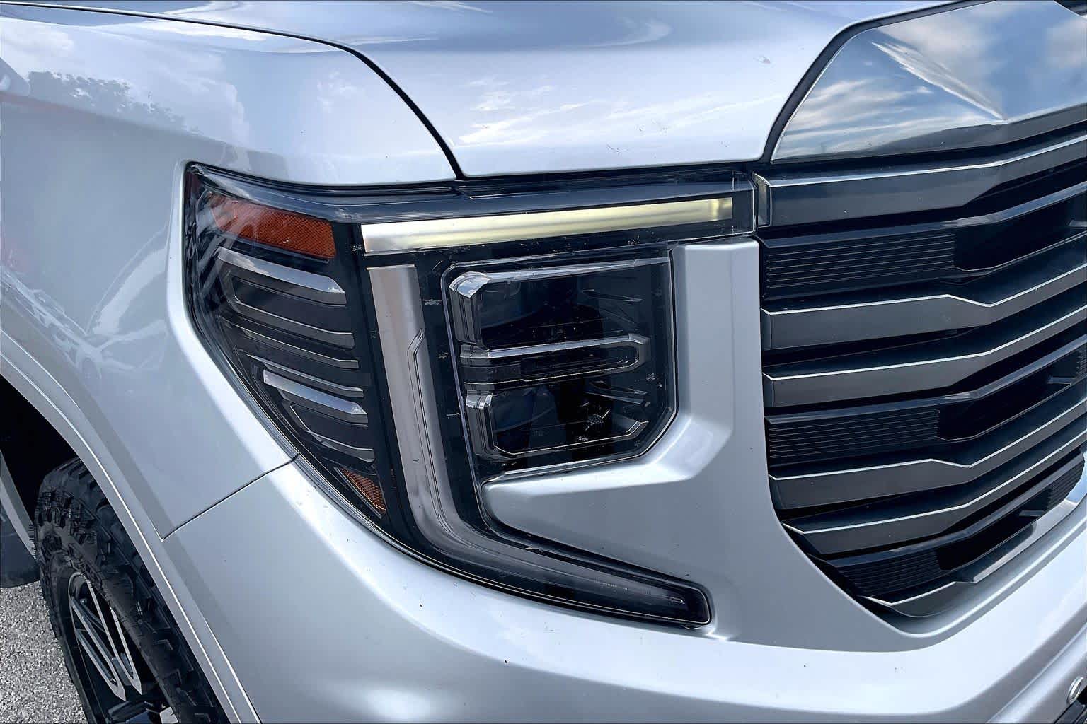 2022 GMC Sierra 1500 AT4 Quicksilver Metallic at Texan GMC Buick