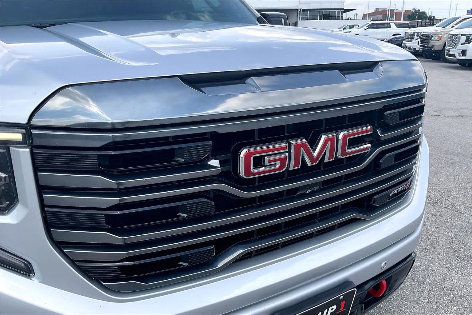 2022 GMC Sierra 1500 AT4 Quicksilver Metallic at Texan GMC Buick