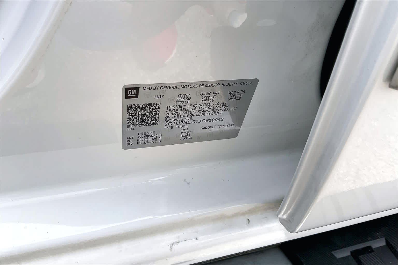 2018 GMC Sierra 1500 SLT Summit White at AutoNation USA Katy