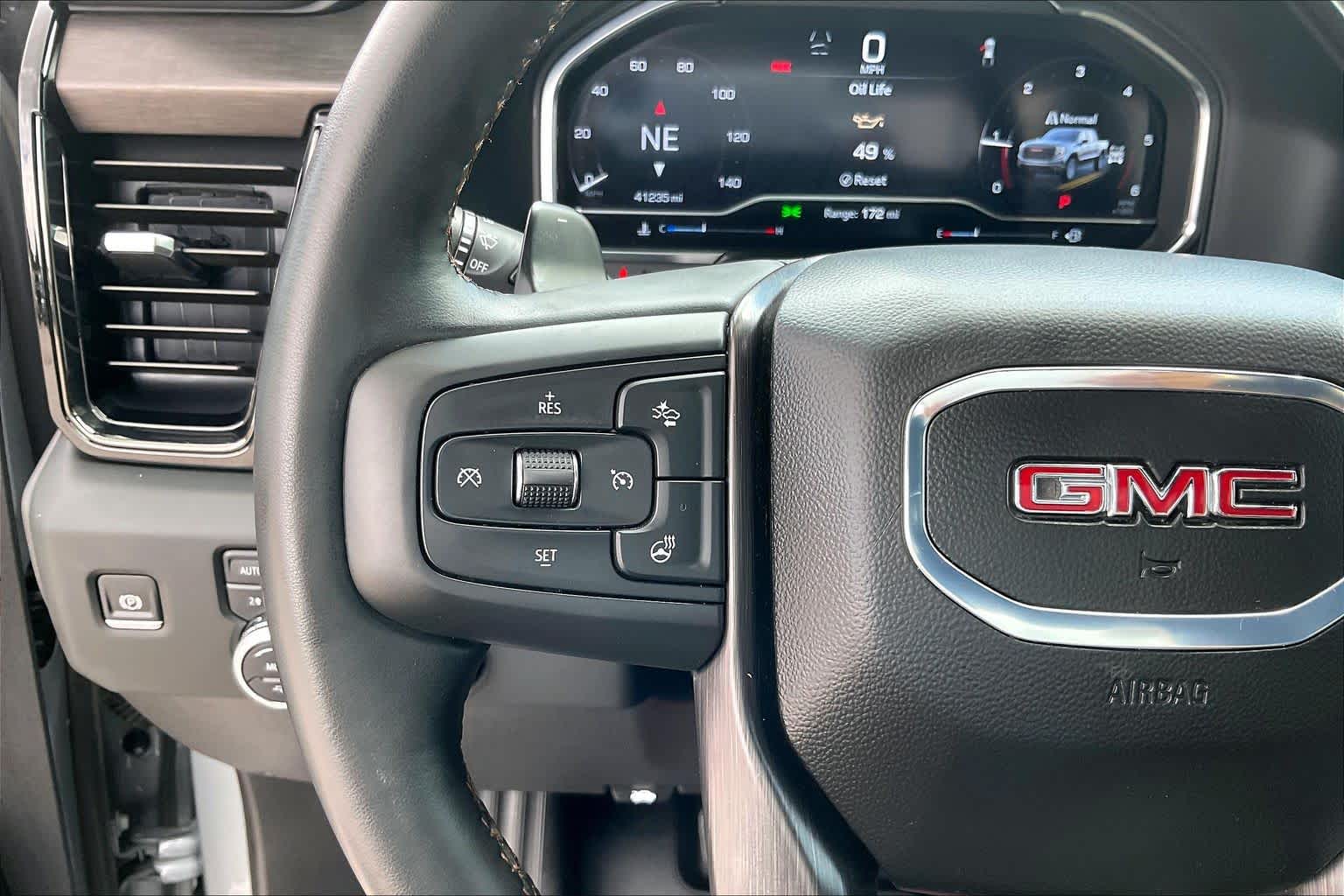 2024 GMC Sierra 1500 AT4 Sterling Metallic at Texan GMC Buick