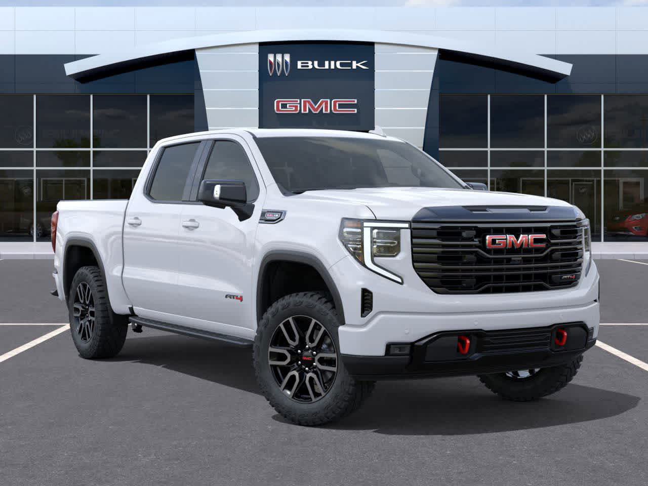 2026 GMC Sierra 1500 AT4 Summit White at Texan GMC Buick