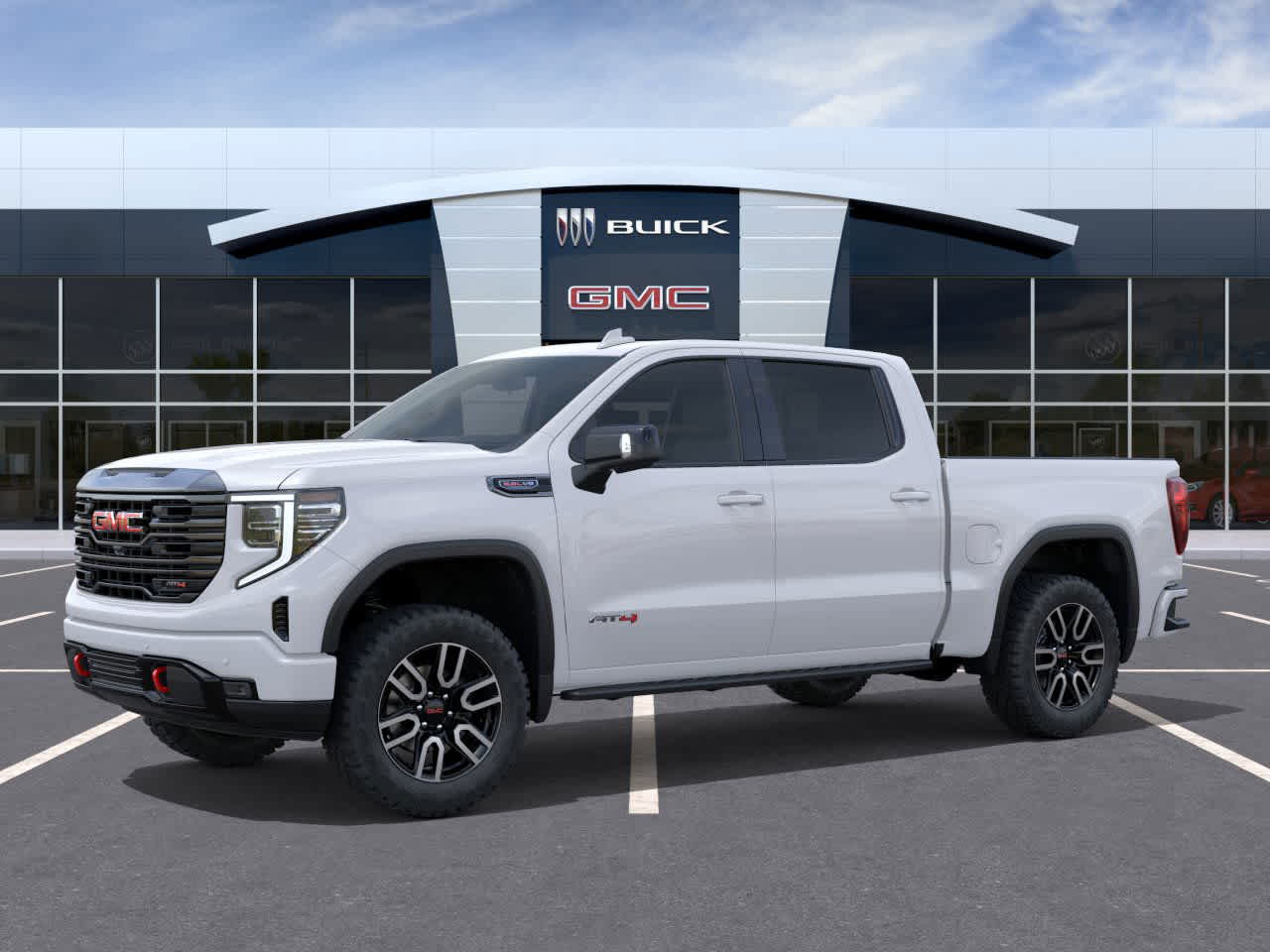 2026 GMC Sierra 1500 AT4 Summit White at Texan GMC Buick