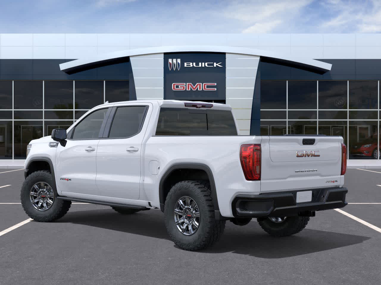 2026 GMC Sierra 1500 AT4X Summit White at Friendly Ford Crosby