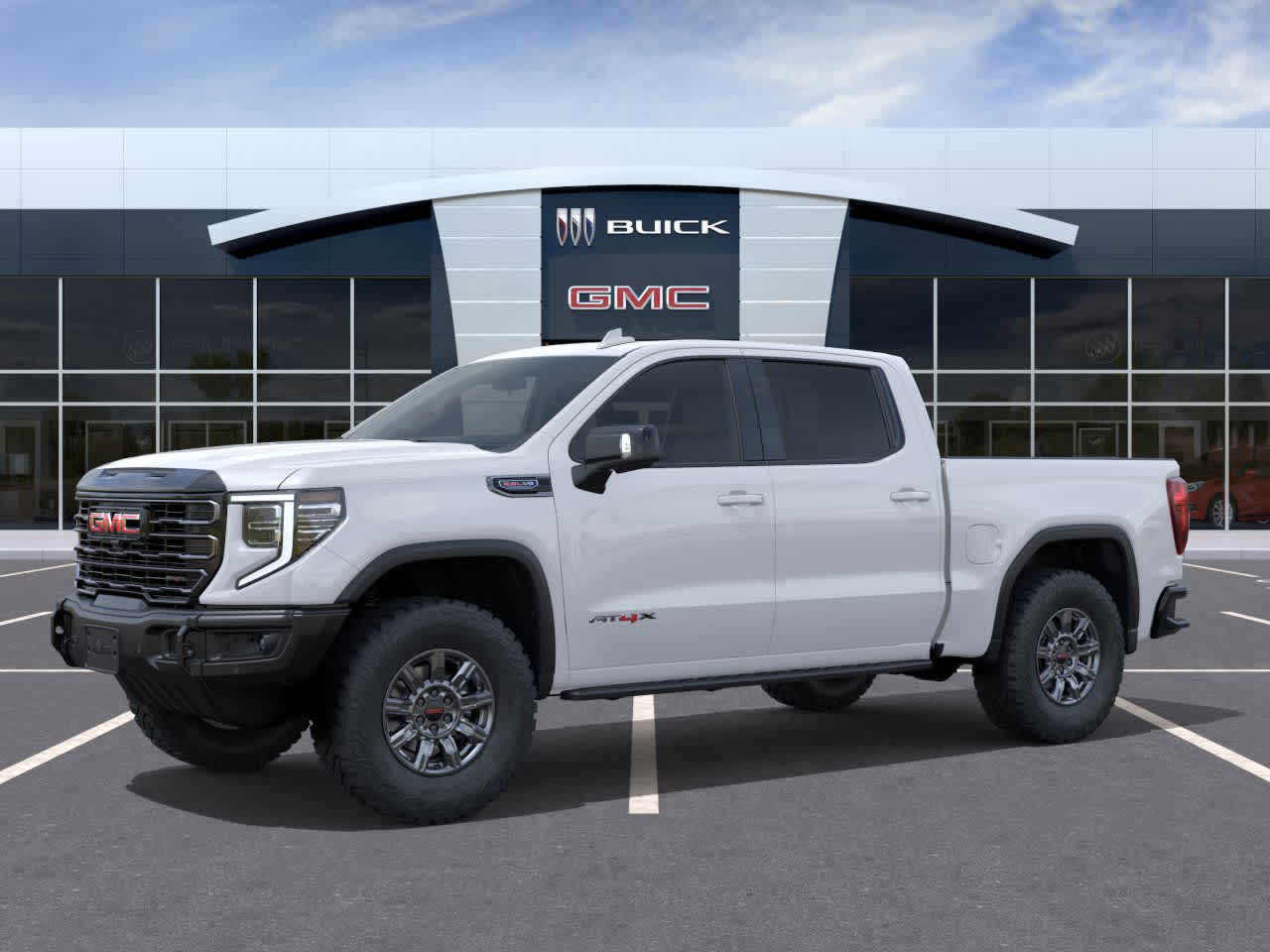 2026 GMC Sierra 1500 AT4X Summit White at Friendly Ford Crosby