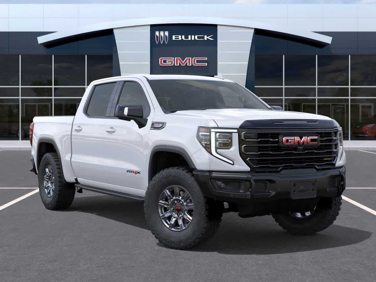 2026 GMC Sierra 1500 AT4X Summit White at Friendly Ford Crosby