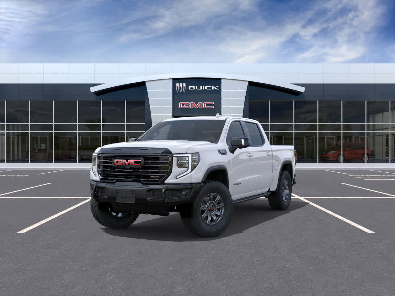 2026 GMC Sierra 1500 AT4X Summit White at Friendly Ford Crosby