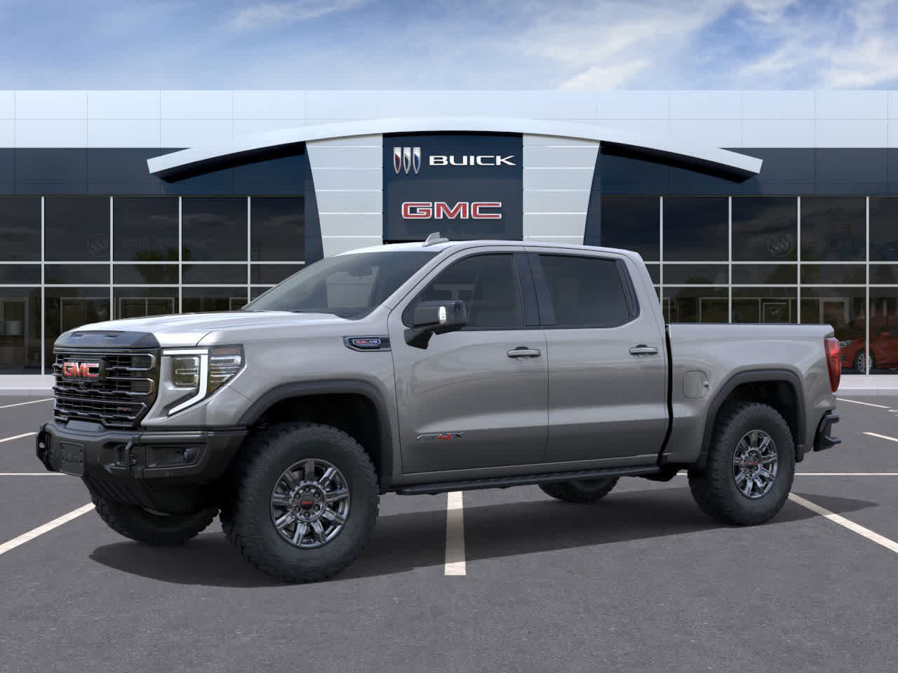 2026 GMC Sierra 1500 AT4X Sterling Metallic at Texan GMC Buick