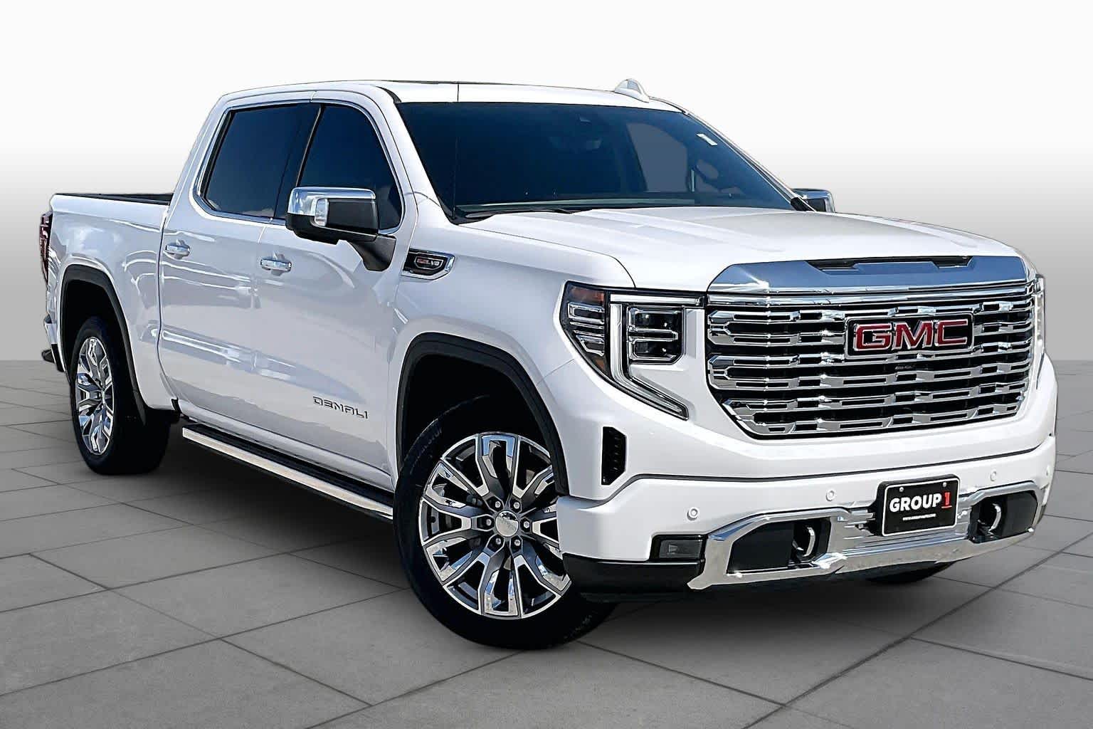 2023 GMC Sierra 1500 Denali White Frost Tricoat at Beck & Masten Kia
