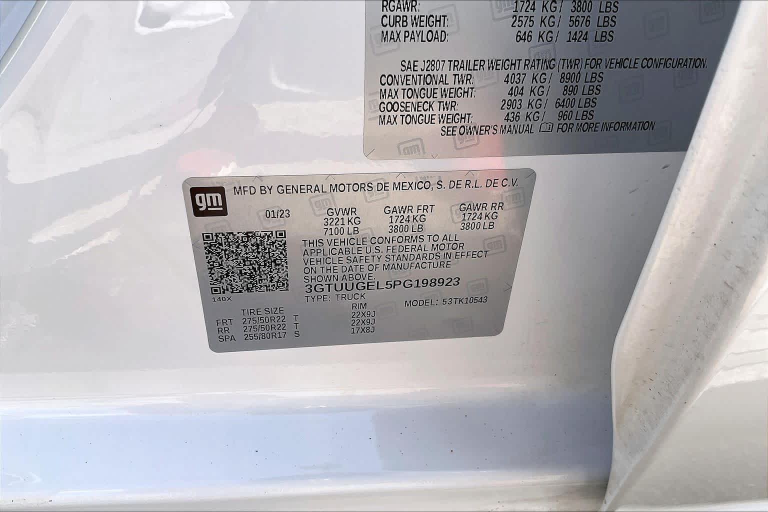 2023 GMC Sierra 1500 Denali White Frost Tricoat at Beck & Masten Kia