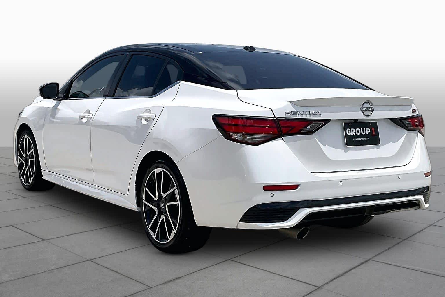 2025 Nissan Sentra SR Aspen White Tricoat/Super Black at Texan GMC Buick