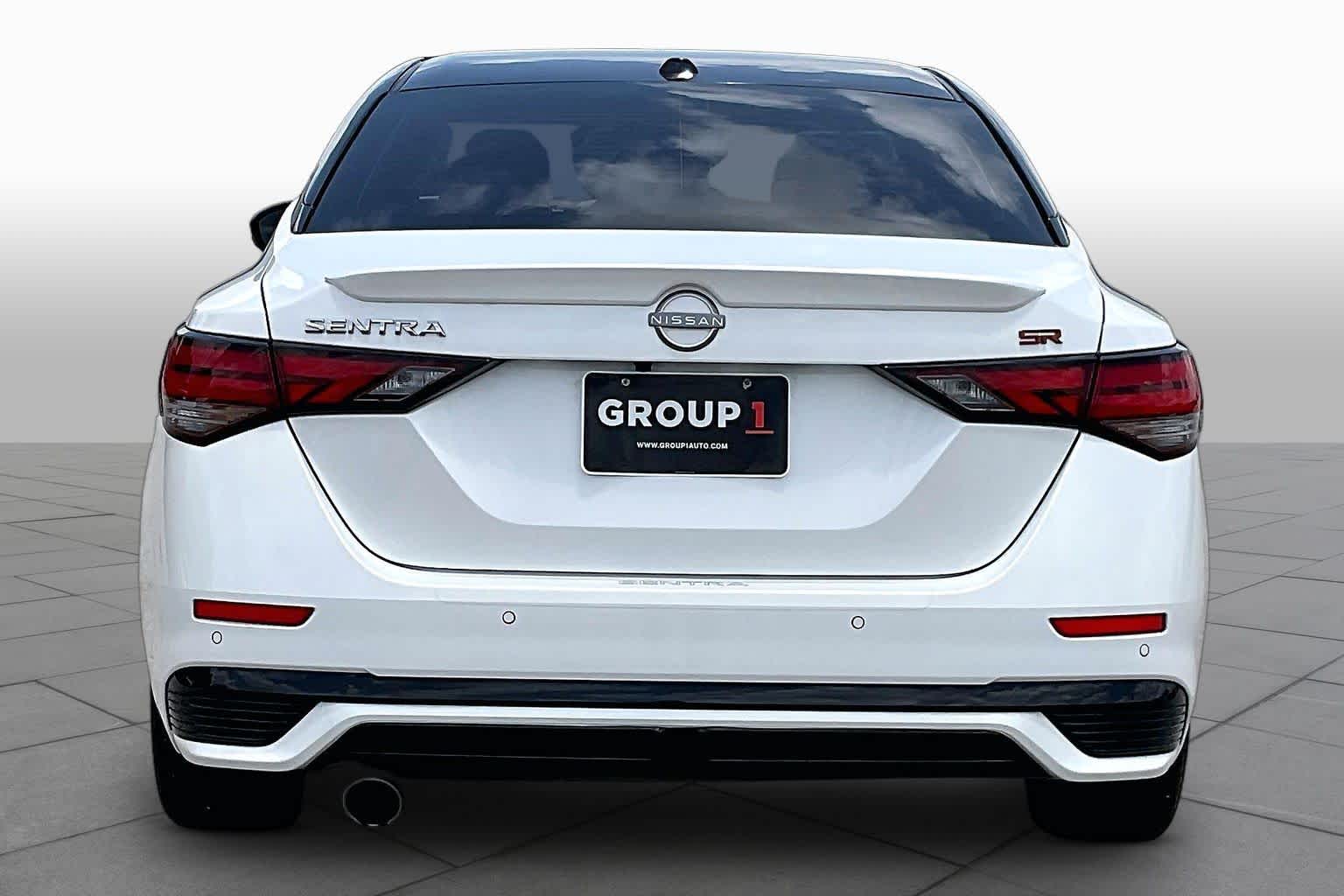 2025 Nissan Sentra SR Aspen White Tricoat/Super Black at Texan GMC Buick
