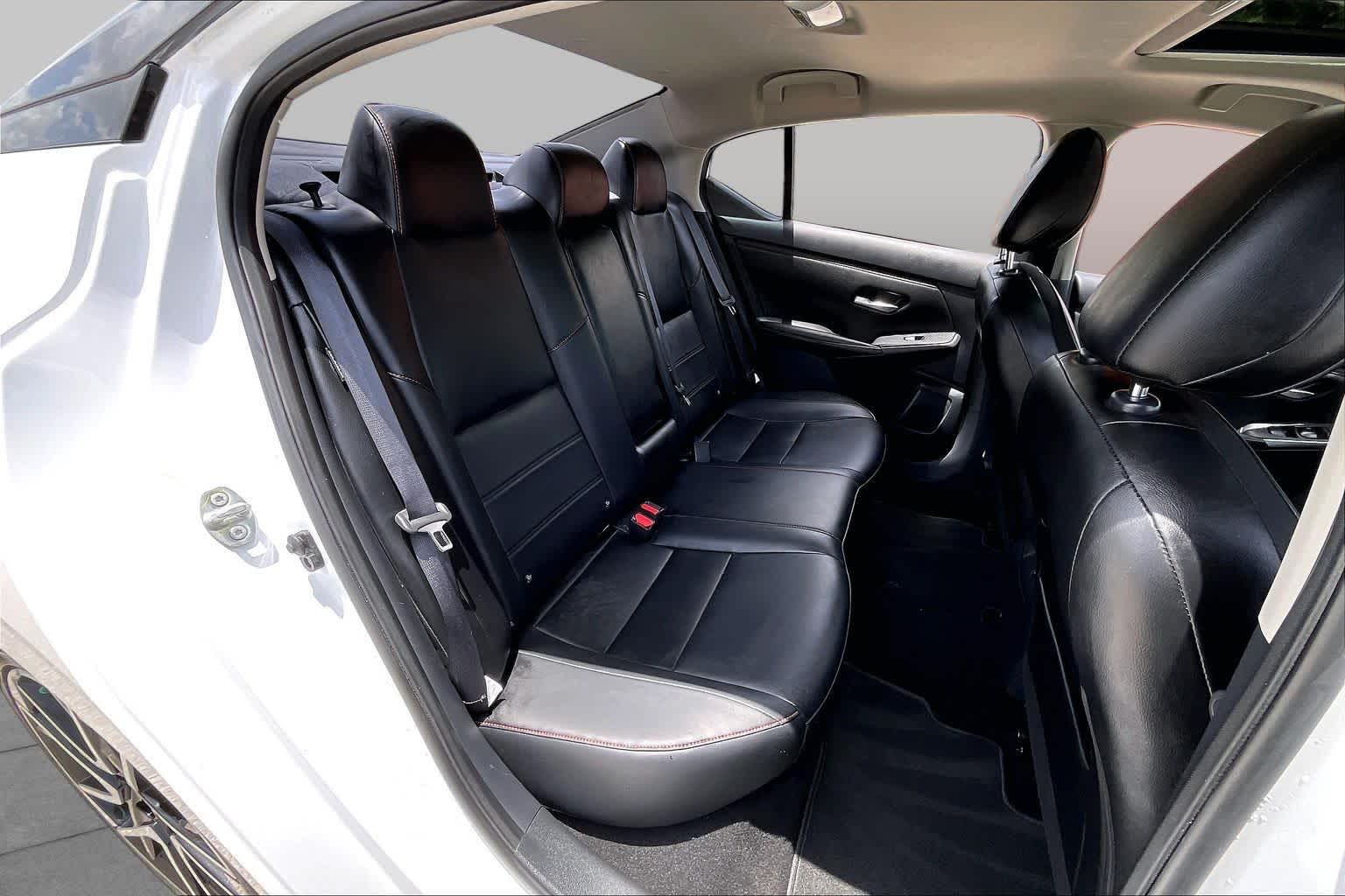 2025 Nissan Sentra SR Aspen White Tricoat/Super Black at Texan GMC Buick