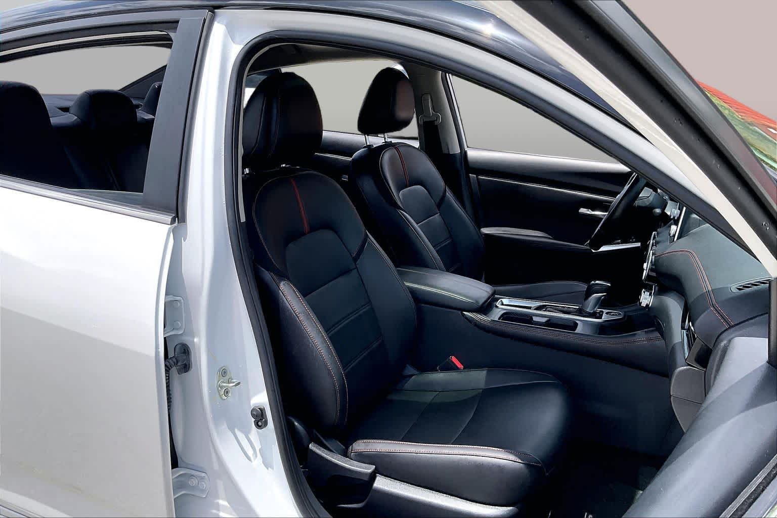 2025 Nissan Sentra SR Aspen White Tricoat/Super Black at Texan GMC Buick