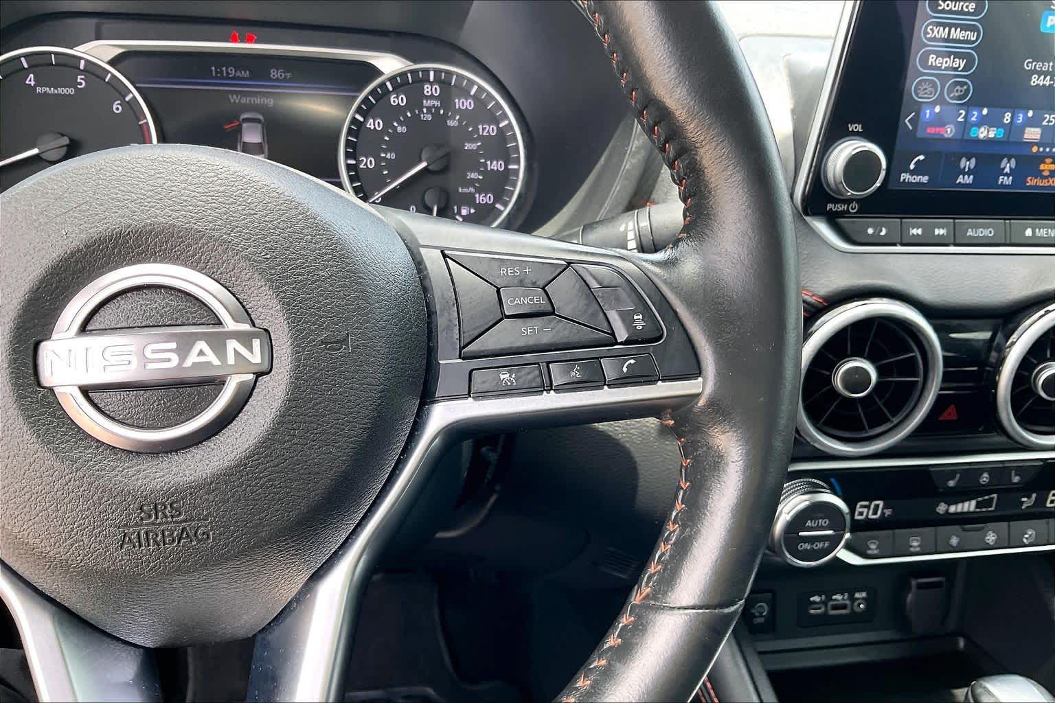 2025 Nissan Sentra SR Aspen White Tricoat/Super Black at Texan GMC Buick