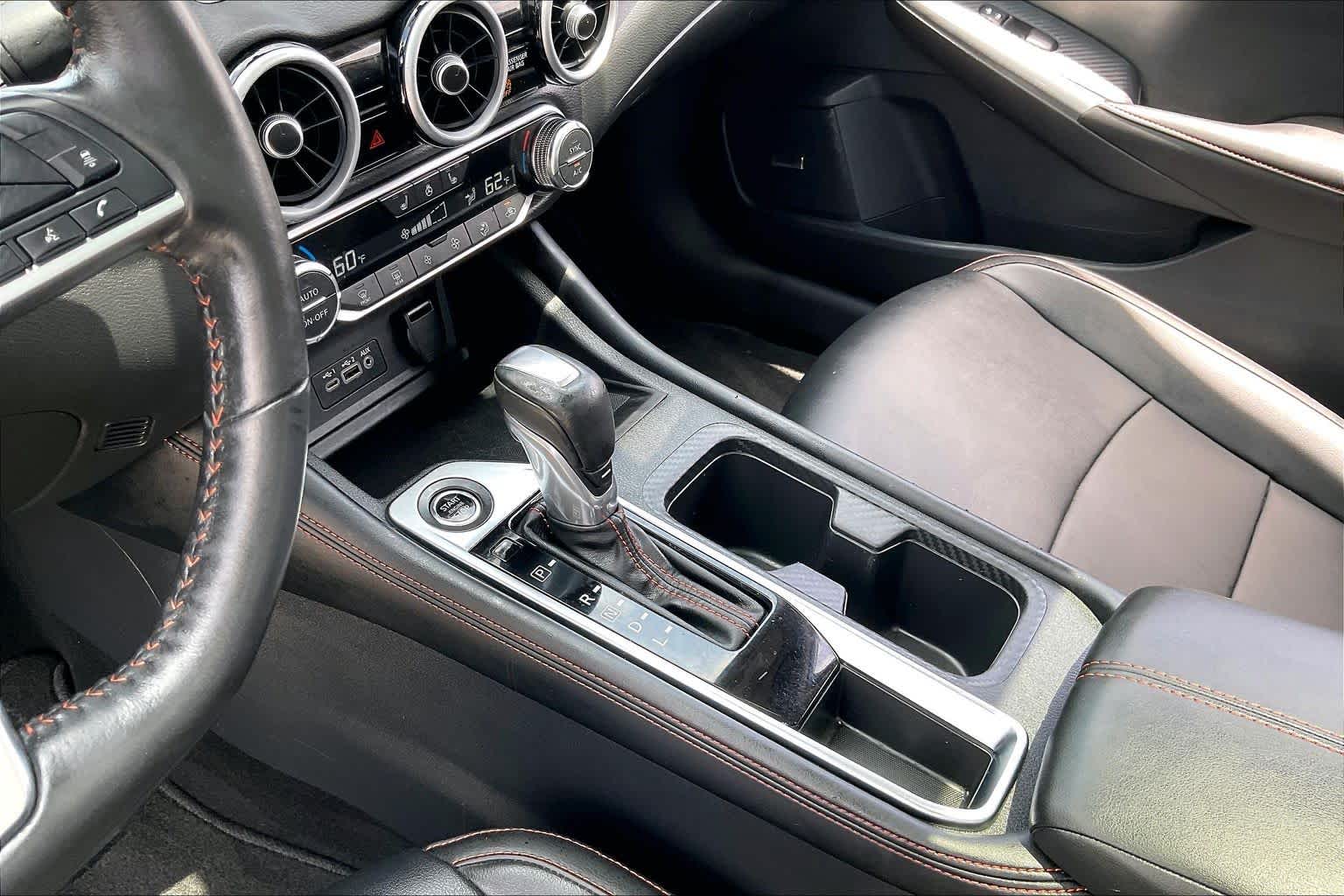 2025 Nissan Sentra SR Aspen White Tricoat/Super Black at Texan GMC Buick