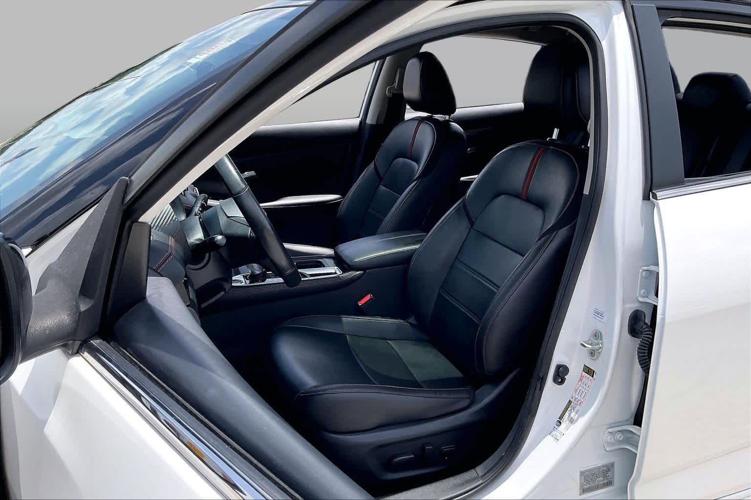 2025 Nissan Sentra SR Aspen White Tricoat/Super Black at Texan GMC Buick