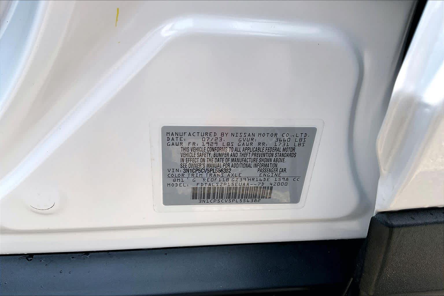 2023 Nissan Kicks SV Fresh Powder at AutoNation Chrysler Jeep Dodge Ram Spring