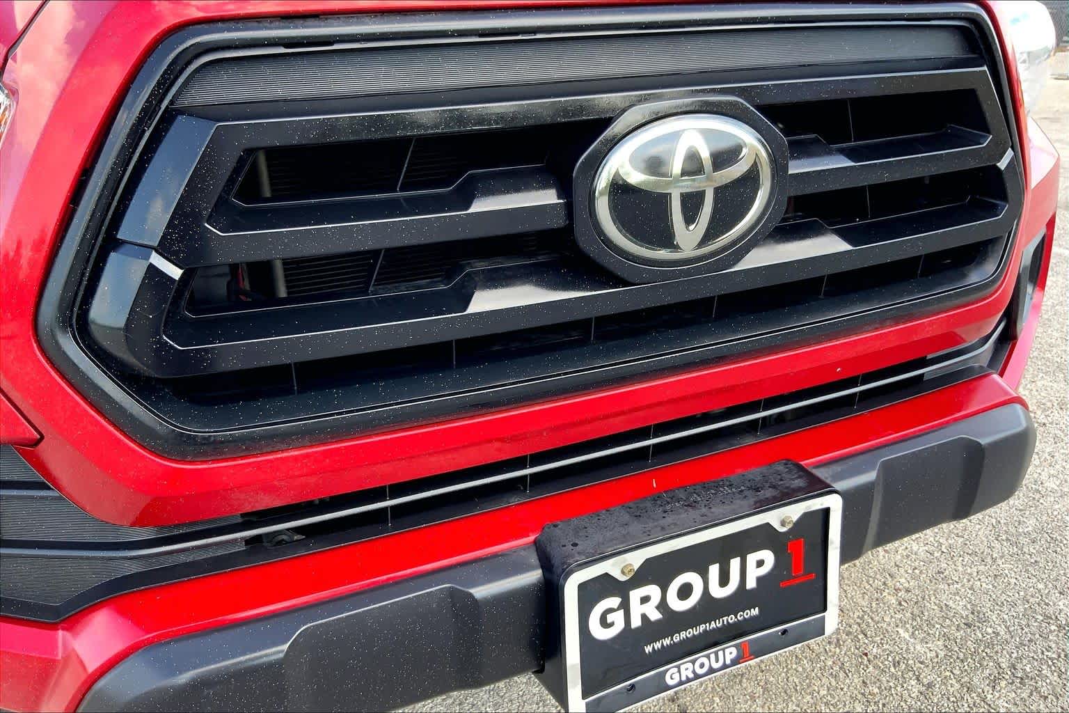 2021 Toyota Tacoma SR Barcelona Red Metallic at Group 1 Toyota Southwest