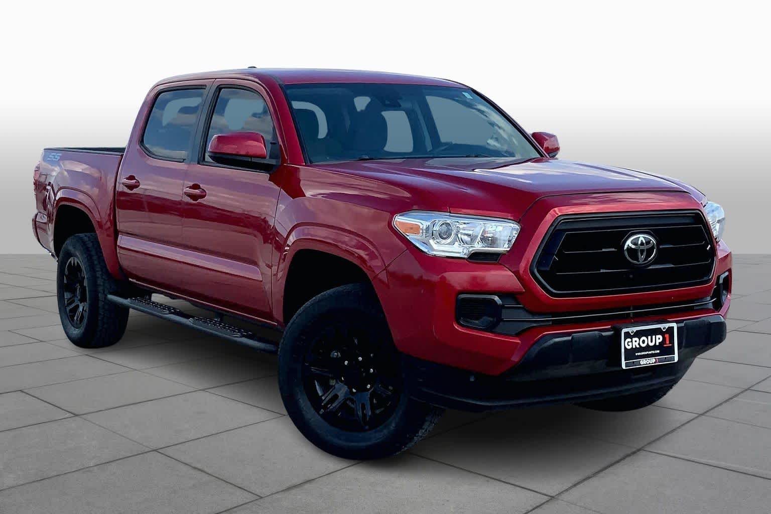 2021 Toyota Tacoma SR Barcelona Red Metallic at Group 1 Toyota Southwest