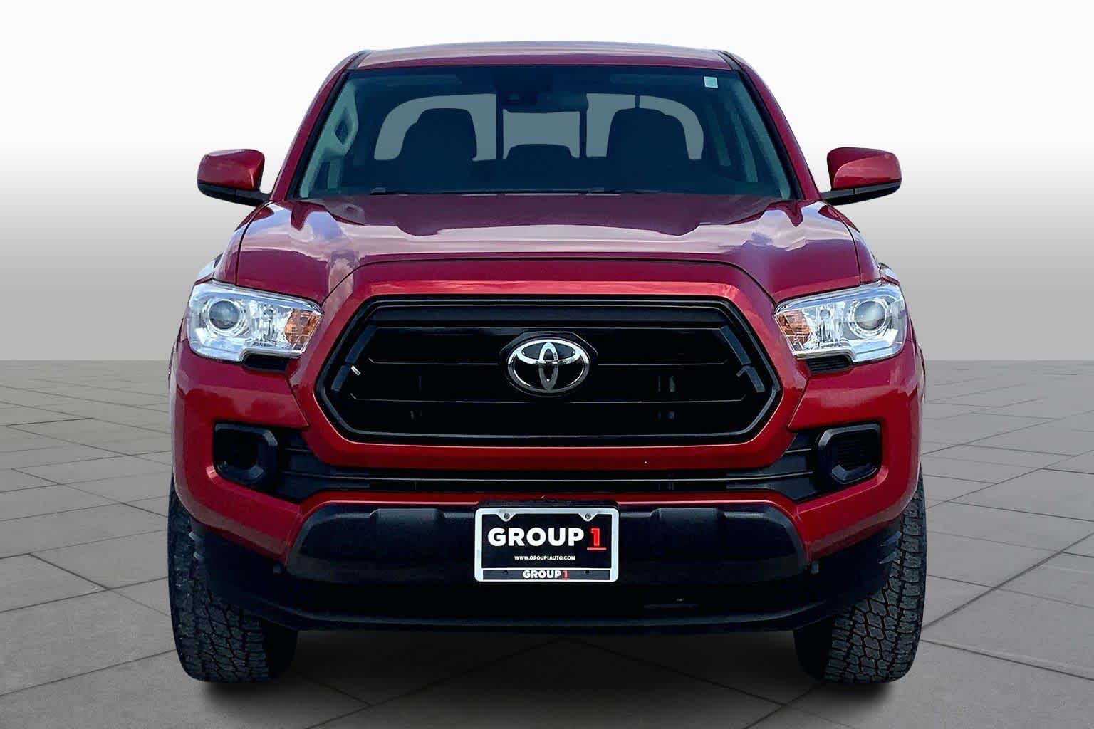 2021 Toyota Tacoma SR Barcelona Red Metallic at Group 1 Toyota Southwest
