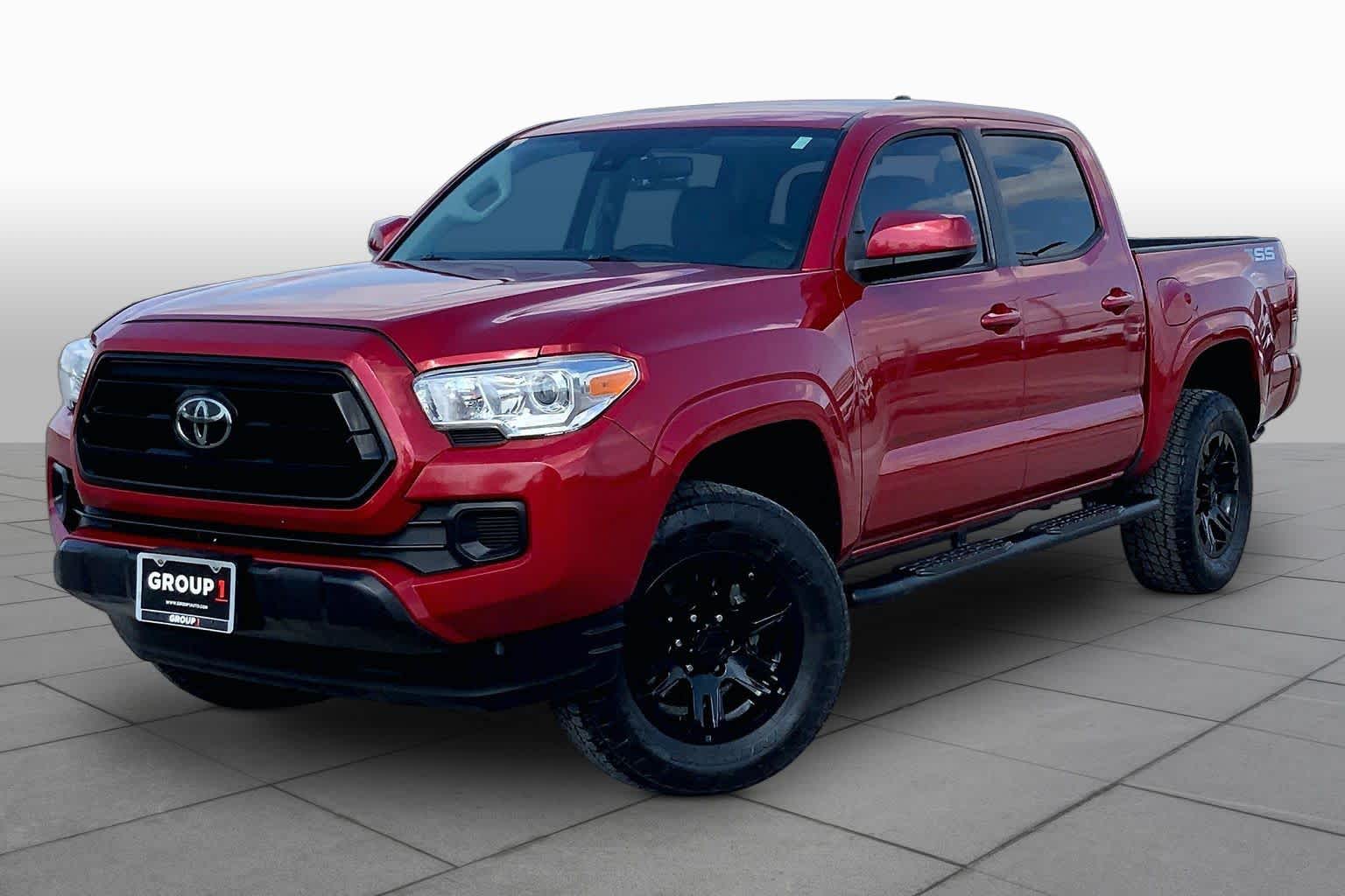 2021 Toyota Tacoma SR Barcelona Red Metallic at Group 1 Toyota Southwest