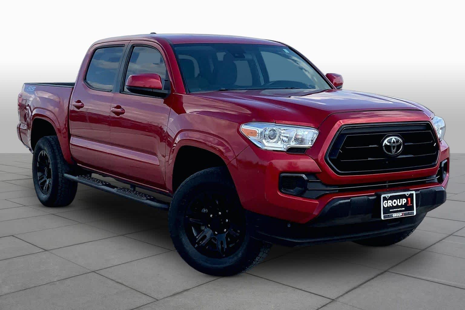 2021 Toyota Tacoma SR Barcelona Red Metallic at Group 1 Toyota Southwest