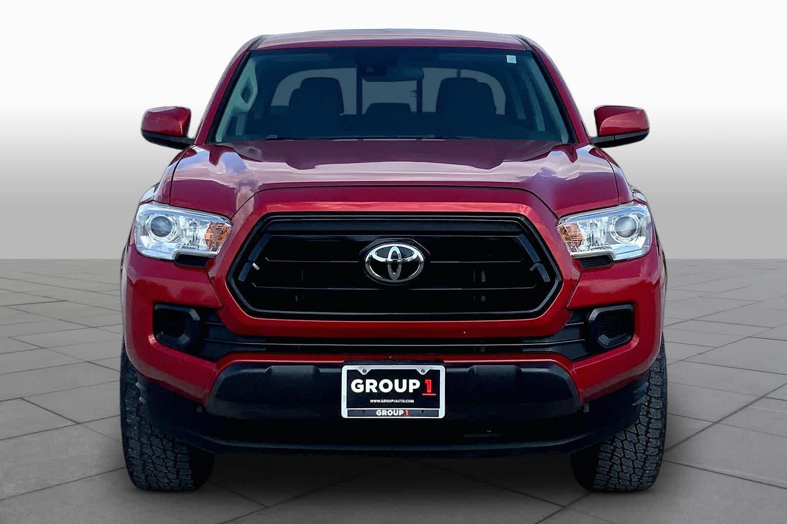 2021 Toyota Tacoma SR Barcelona Red Metallic at Group 1 Toyota Southwest