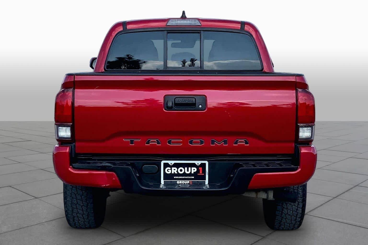 2021 Toyota Tacoma SR Barcelona Red Metallic at Group 1 Toyota Southwest