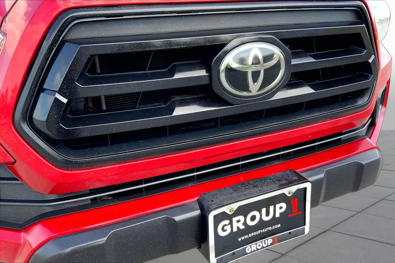 2021 Toyota Tacoma SR Barcelona Red Metallic at Group 1 Toyota Southwest
