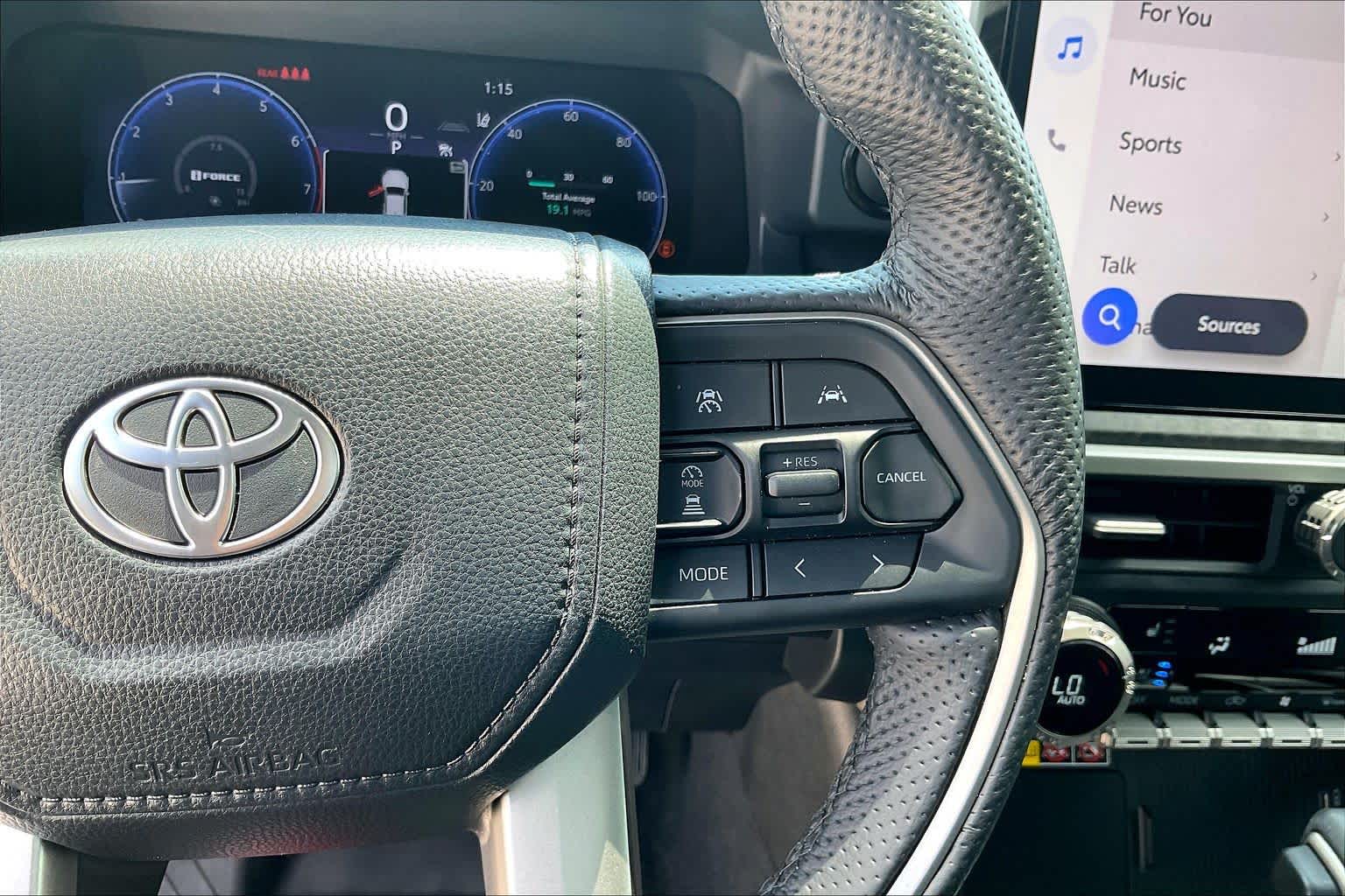 2024 Toyota Tacoma Limited Hybrid Celestial Silver Metallic at Group 1 Toyota Southwest