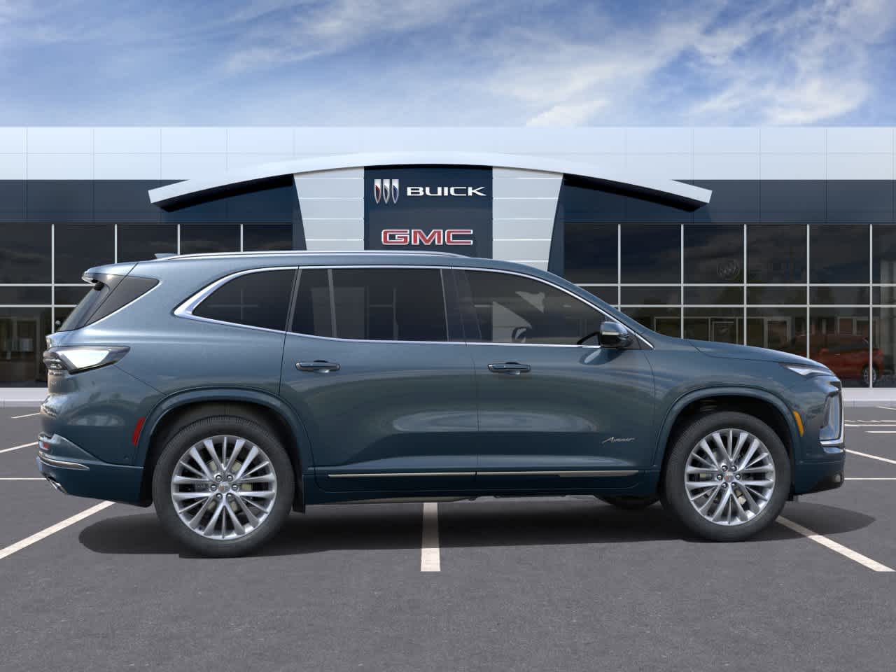 2026 Buick Enclave Avenir Ocean Blue Metallic at Group 1 GMC Buick South