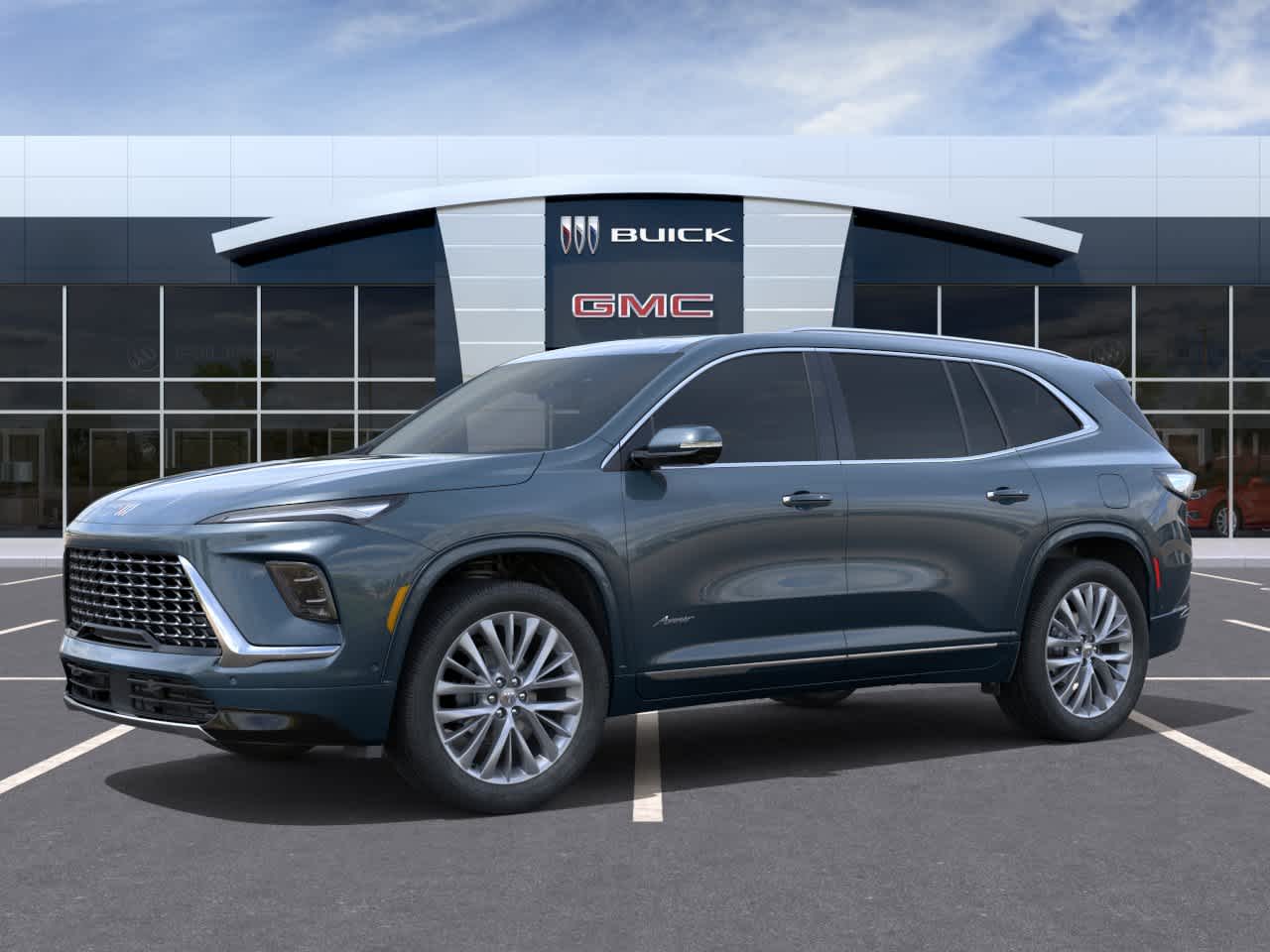 2026 Buick Enclave Avenir Ocean Blue Metallic at Group 1 GMC Buick South