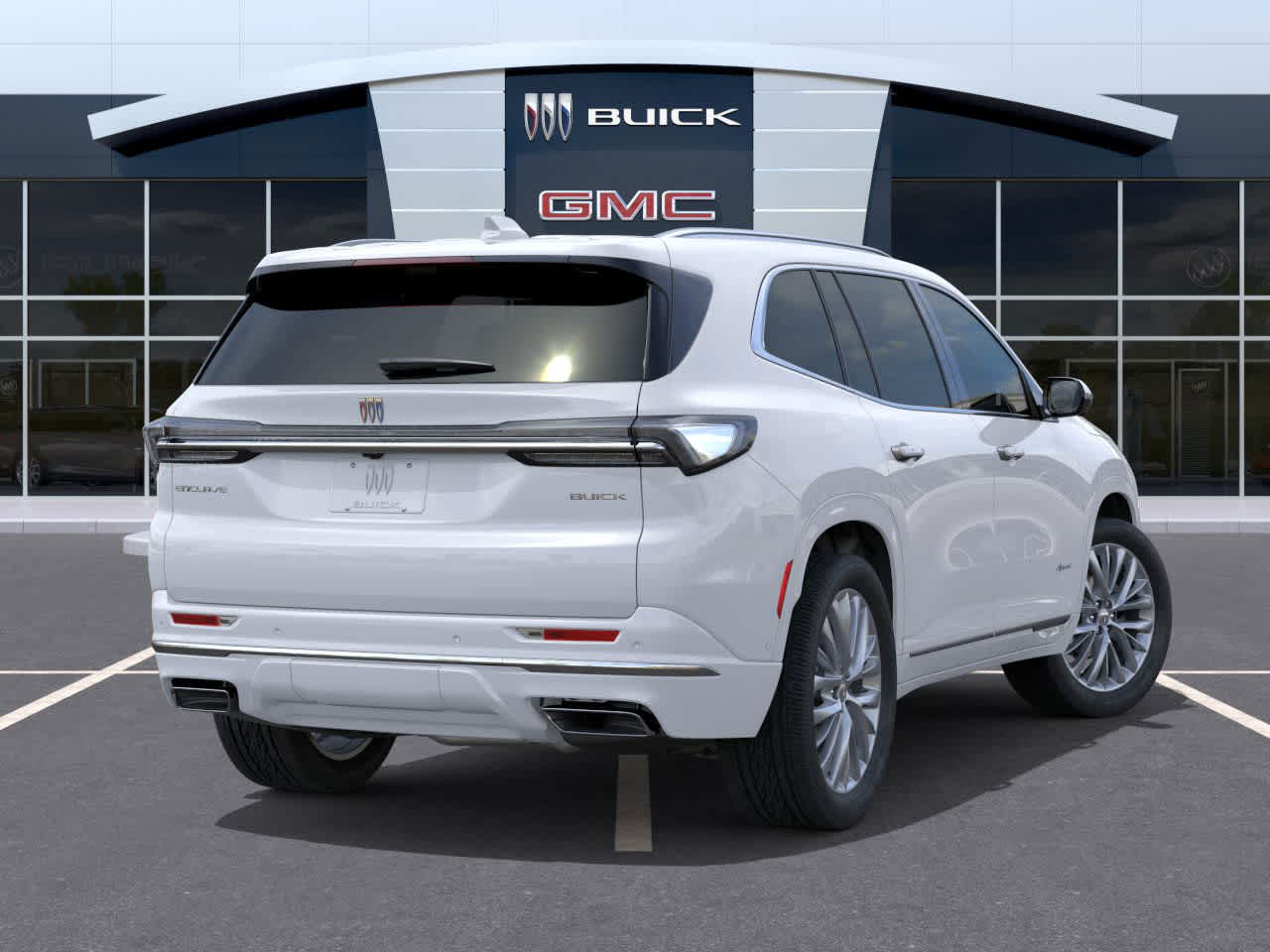 2026 Buick Enclave Avenir Iridescent White Tricoat at Group 1 GMC Buick South