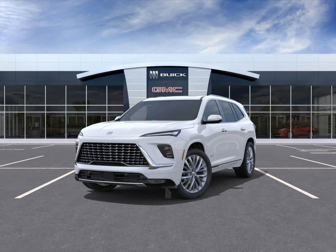 2026 Buick Enclave Avenir Iridescent White Tricoat at Group 1 GMC Buick South