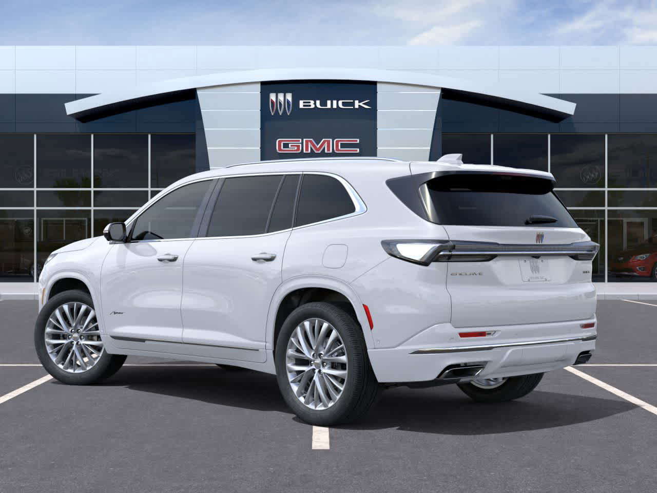 2026 Buick Enclave Avenir Iridescent White Tricoat at Group 1 GMC Buick South
