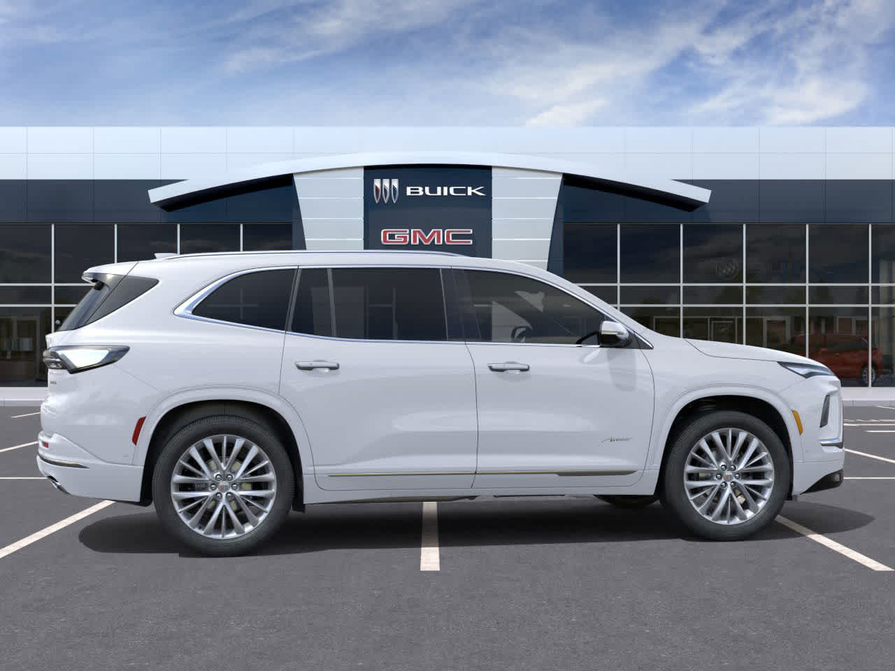 2026 Buick Enclave Avenir Iridescent White Tricoat at Group 1 GMC Buick South