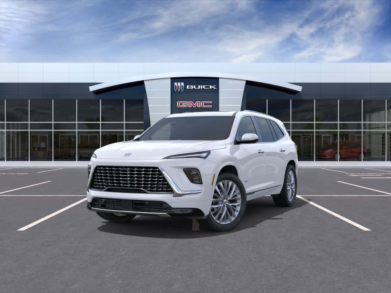 2026 Buick Enclave Avenir Iridescent White Tricoat at Group 1 GMC Buick South