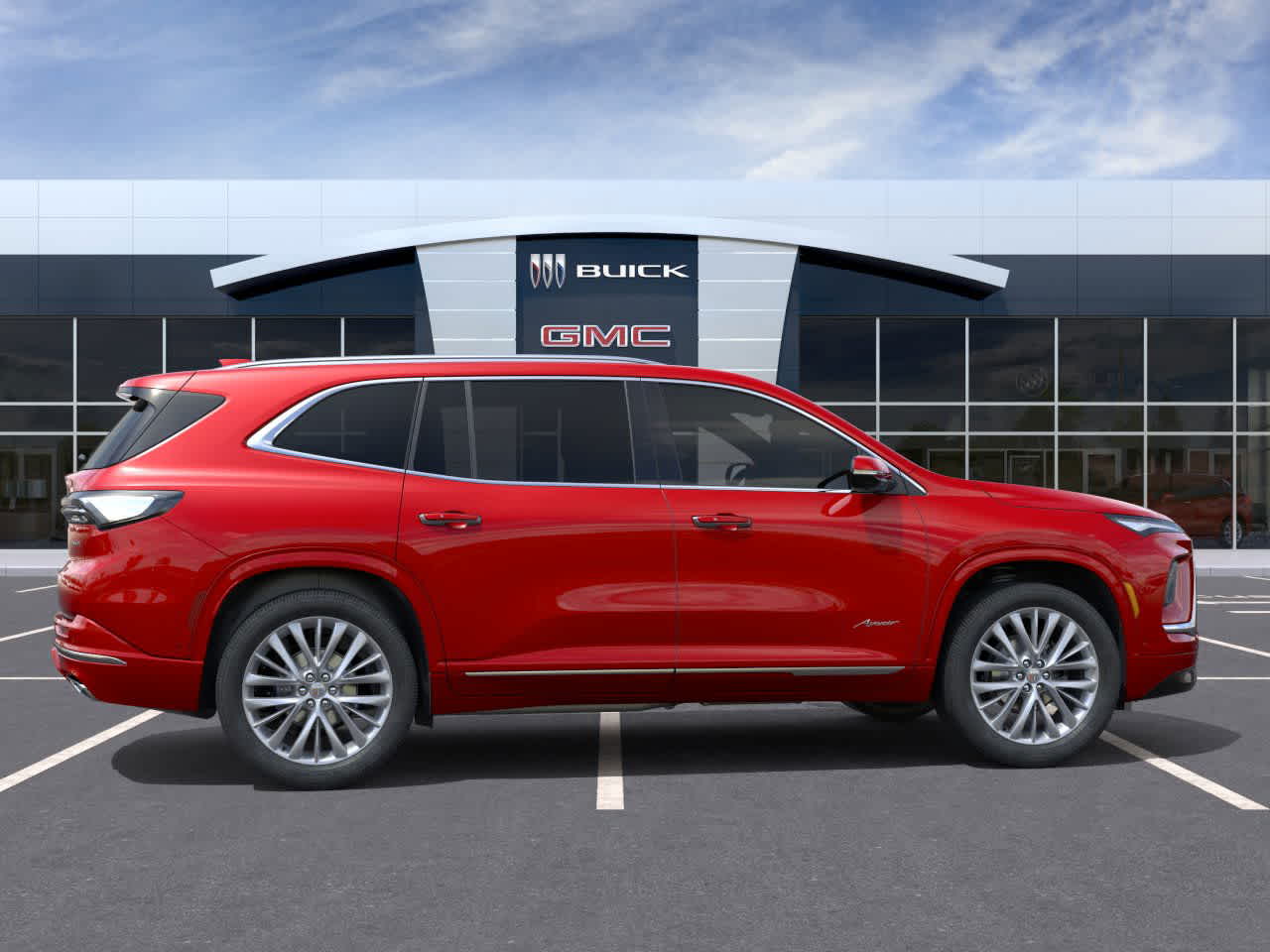 2026 Buick Enclave Avenir Cherry Red Tintcoat at Group 1 GMC Buick South