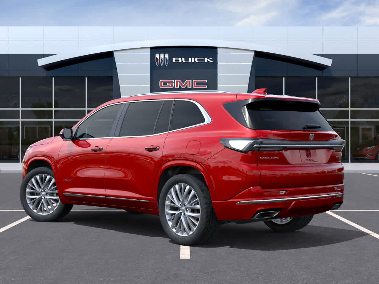 2026 Buick Enclave Avenir Cherry Red Tintcoat at Group 1 GMC Buick South