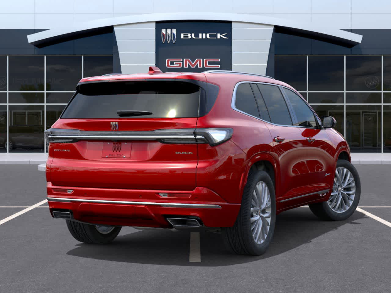 2026 Buick Enclave Avenir Cherry Red Tintcoat at Group 1 GMC Buick South