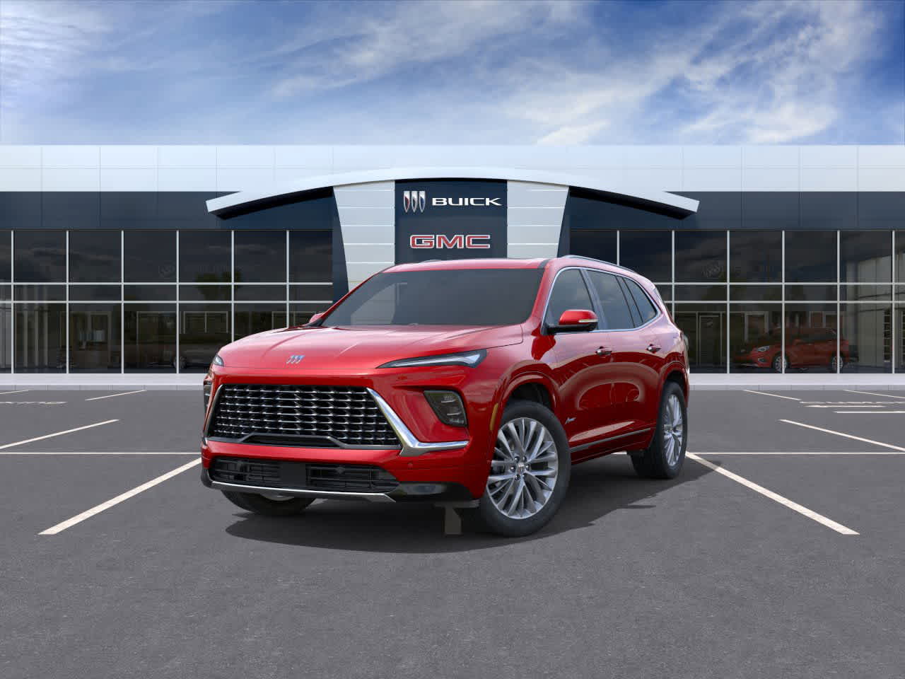 2026 Buick Enclave Avenir Cherry Red Tintcoat at Group 1 GMC Buick South