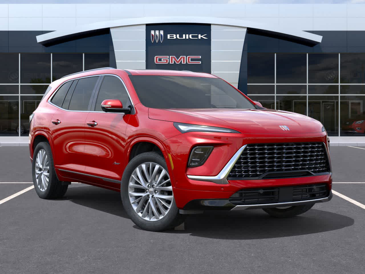 2026 Buick Enclave Avenir Cherry Red Tintcoat at Group 1 GMC Buick South