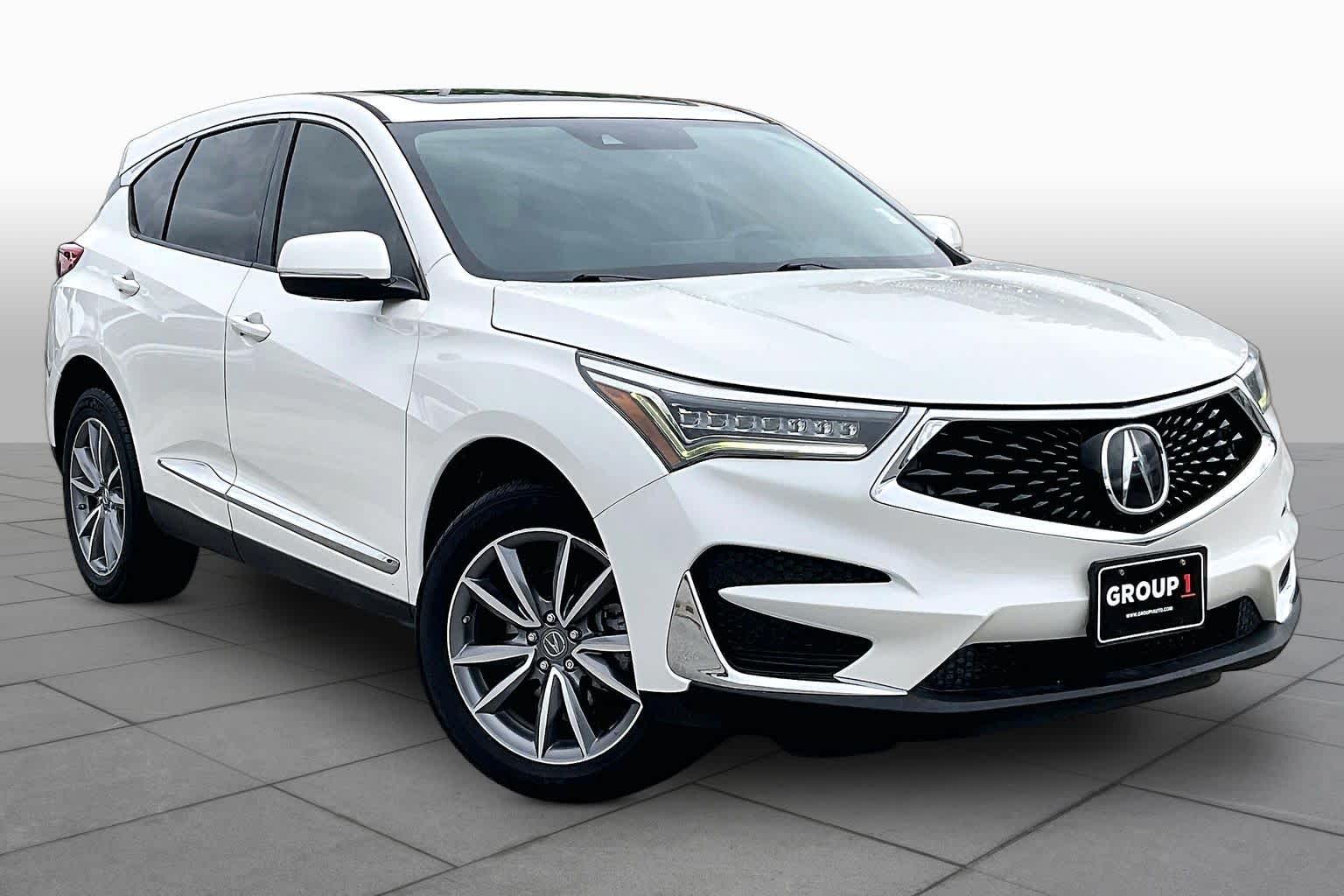 2019 Acura RDX w/Technology Pkg White Diamond Pearl at AutoNation USA Katy