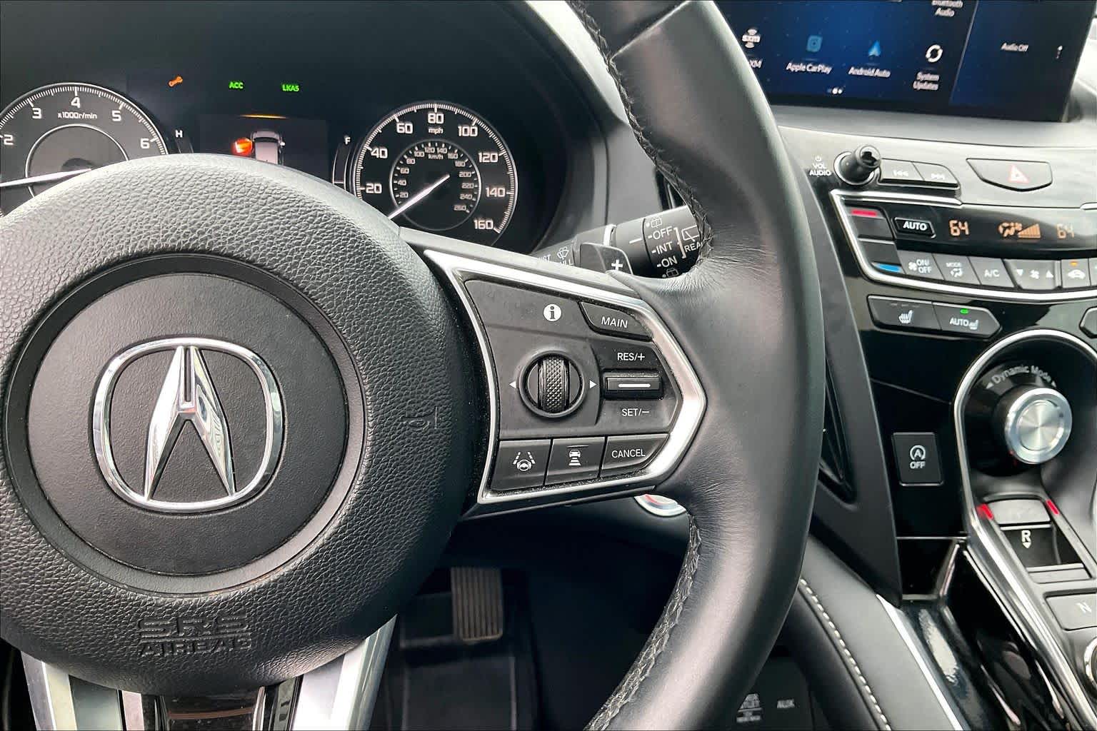 2019 Acura RDX w/Technology Pkg White Diamond Pearl at AutoNation USA Katy