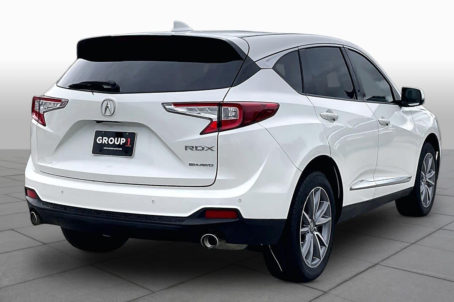 2019 Acura RDX w/Technology Pkg White Diamond Pearl at AutoNation USA Katy