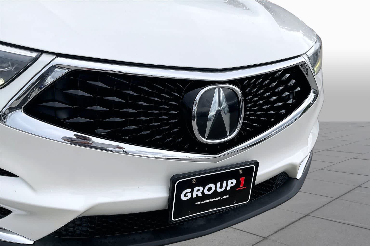 2019 Acura RDX w/Technology Pkg White Diamond Pearl at AutoNation USA Katy