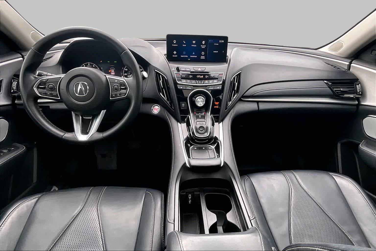 2019 Acura RDX w/Technology Pkg White Diamond Pearl at AutoNation USA Katy