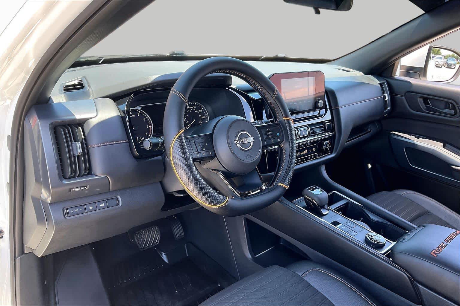 2025 Nissan Pathfinder Rock Creek Glacier White at Sterling McCall Nissan