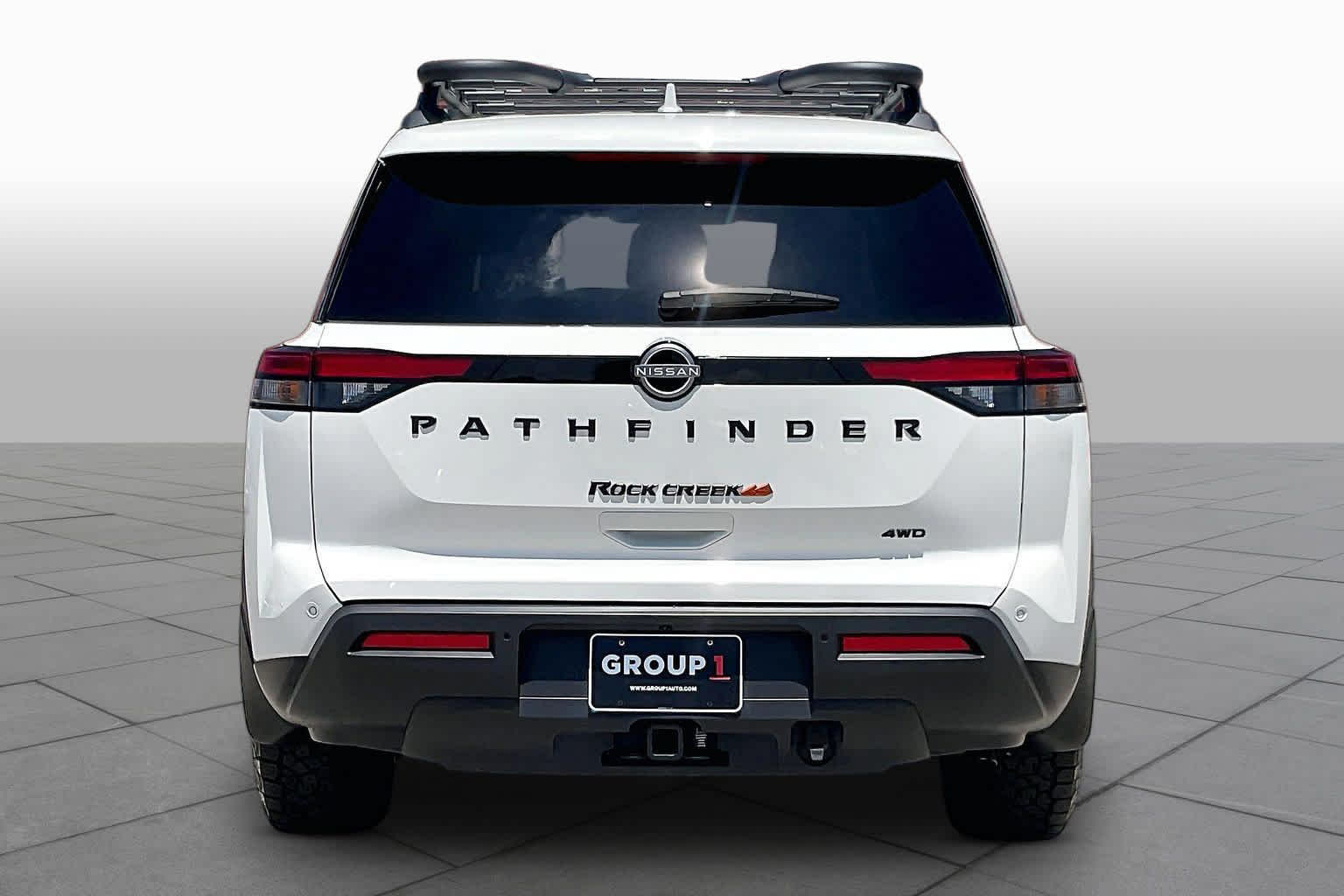 2025 Nissan Pathfinder Rock Creek Glacier White at Sterling McCall Nissan