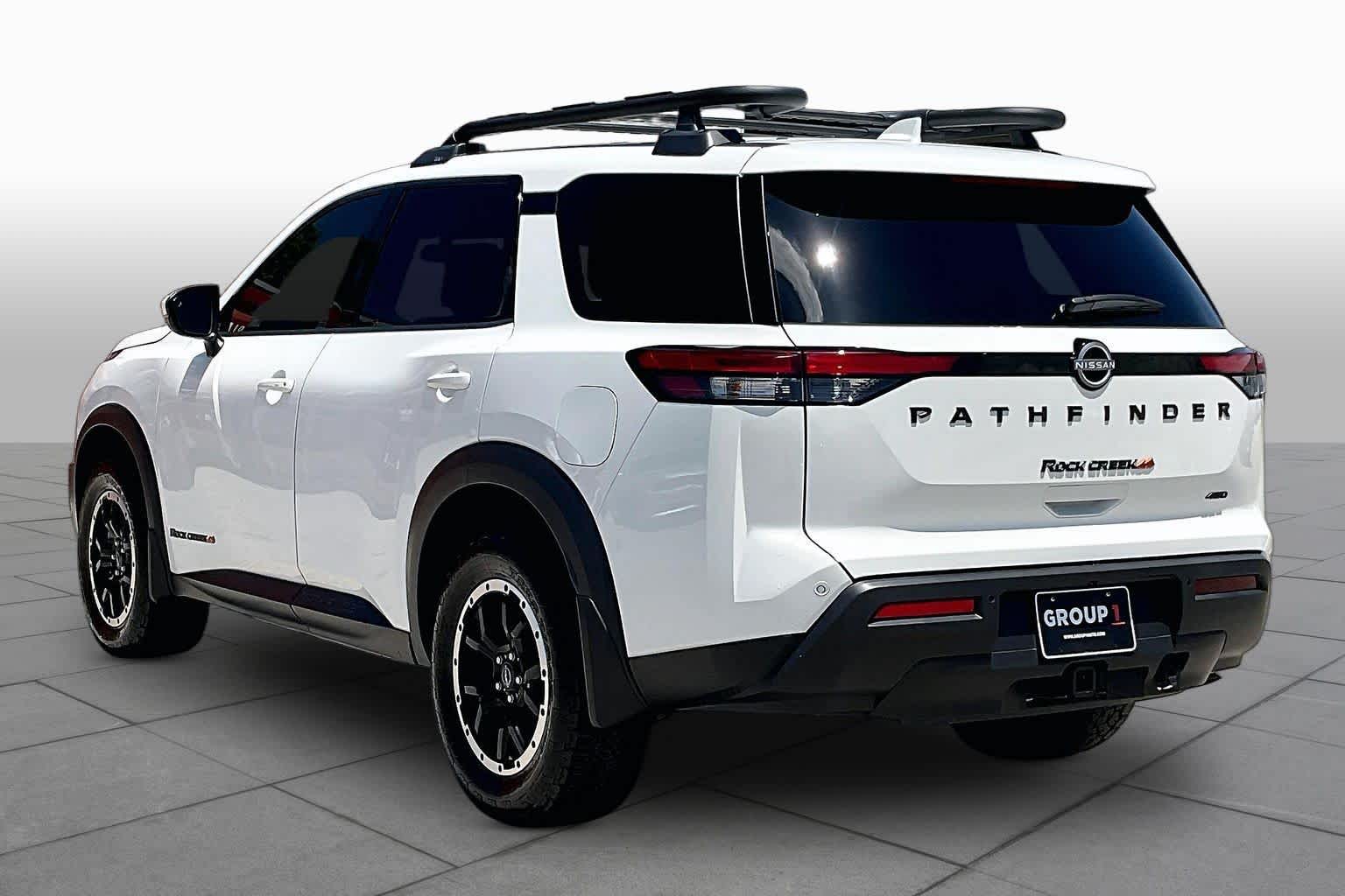 2025 Nissan Pathfinder Rock Creek Glacier White at Sterling McCall Nissan